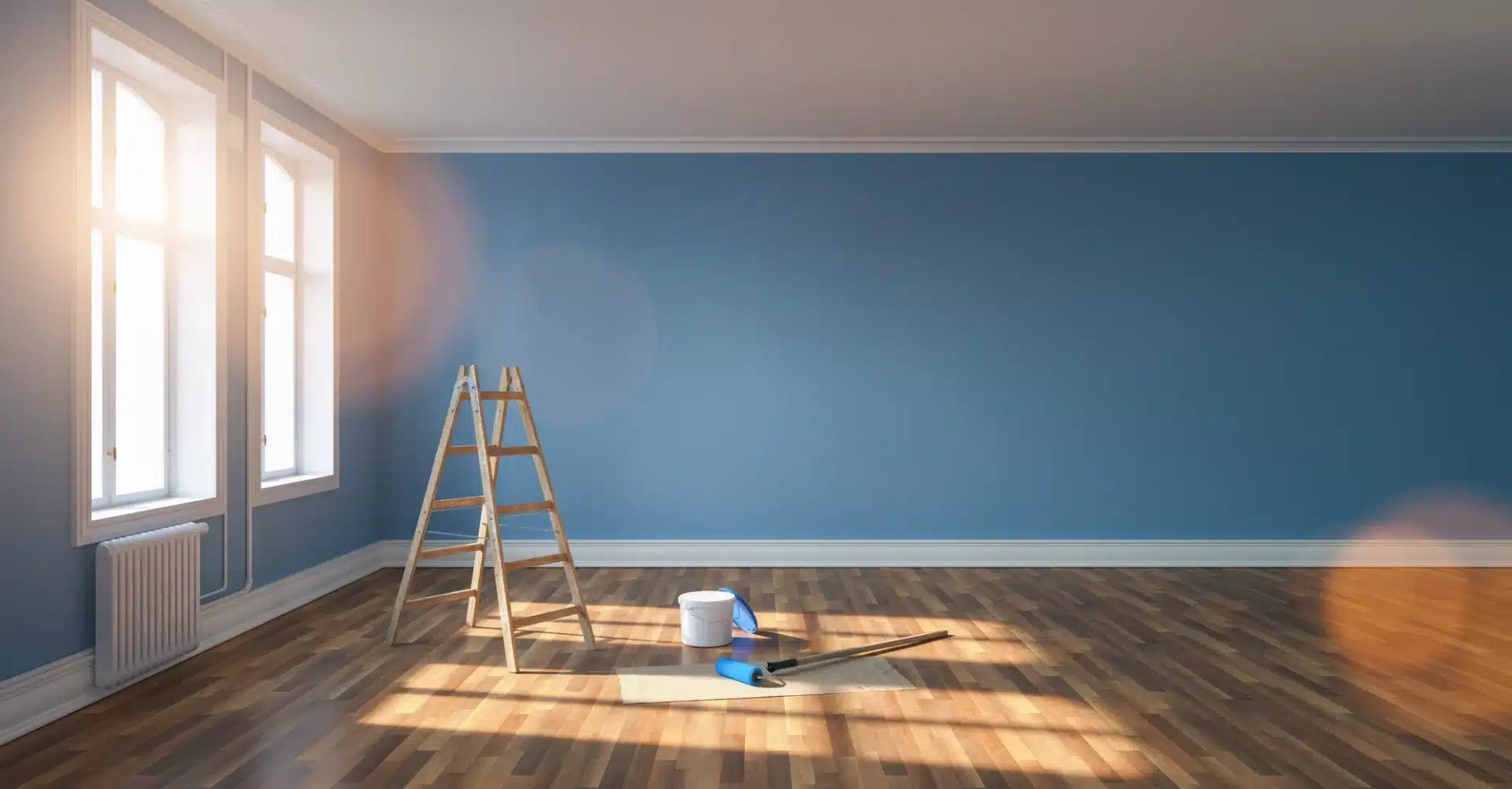 Assorted Paint Supplies Painting Contractor